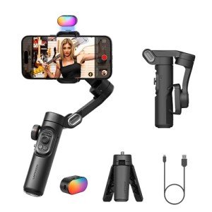 Portable 3-Axis Phone Gimbal Stabilizer for Vlogging