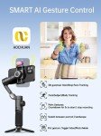 Portable 3-Axis Phone Gimbal Stabilizer for Vlogging