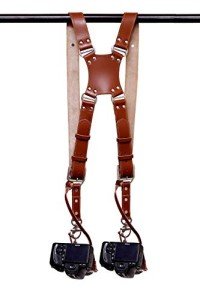 GOLDEN ARROW Leather Camera Strap with Locks