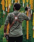 Personalized Leather Camera Strap Belt - Warrior Edition