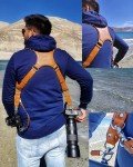 Ledereign Dual Camera Strap with Snap Hooks