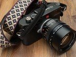 Buenos Aires Leather Camera Strap - Black & Tan