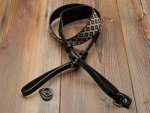 Buenos Aires Leather Camera Strap - Black & Tan