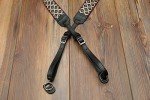 Buenos Aires Leather Camera Strap - Black & Tan
