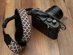 Buenos Aires Leather Camera Strap - Black & Tan