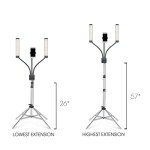 GLAMCOR Bluetooth LED Light Kit with Tripod