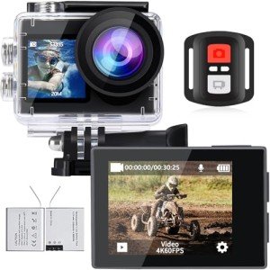 Icefox 4K Waterproof Action Camera with Microphone