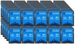 128GB SD Card Pack - Bulk Memory Cards