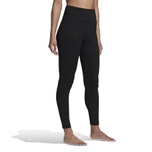 Adidas Core Black High Waisted Yoga Tights