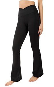 Squat-Proof Flare Leg Yoga Pants - Black