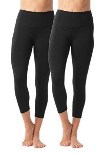 High Waist Tummy Control Power Flex Capri - 2 Pack