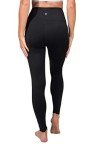 90 Degree High Waist Fleece Leggings - Black 2 Pack