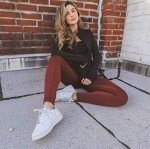 90 Degree High Waist Fleece Leggings - Black 2 Pack