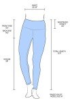 90 Degree High Waist Fleece Leggings - Black 2 Pack