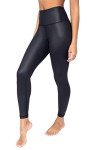 High Waisted Tummy Control Faux Leather Leggings