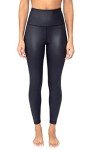 High Waisted Tummy Control Faux Leather Leggings