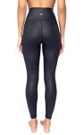 High Waisted Tummy Control Faux Leather Leggings