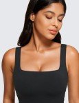 Butterluxe Women's Longline Square Neck Sports Bra