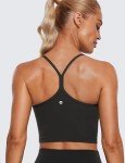 Butterluxe Y-Back Longline Yoga Sports Bra - Black