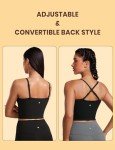 Butterluxe Adjustable Longline Sports Bra - Black