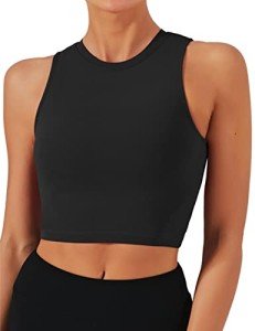 Nudi Women's Padded Yoga Tank Top - Black
