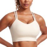 Butterluxe Strappy Longline Sports Bra for Yoga