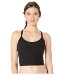 Spacedye Slim Racerback Cropped Tank - Darkest Night