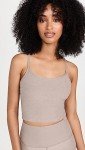 Spacedye Slim Racerback Cropped Tank - Birch Heather