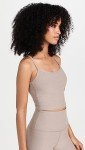 Spacedye Slim Racerback Cropped Tank - Birch Heather