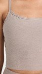Spacedye Slim Racerback Cropped Tank - Birch Heather