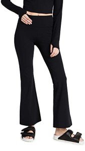 Sweaty Betty Women's Black Power Kick Flare Pants