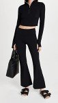Sweaty Betty Women's Black Power Kick Flare Pants