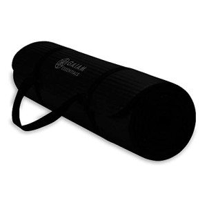 Gaiam Essentials Thick Yoga Mat with Carrier Strap
