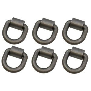 Heavy Duty Weld-On 1" Forged D Rings (6 Pack)