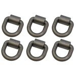Heavy Duty Weld-On 1" Forged D Rings (6 Pack)