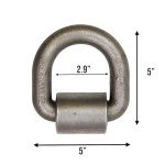 Heavy Duty Weld-On 1" Forged D Rings (6 Pack)