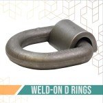 Heavy Duty Weld-On 1" Forged D Rings (6 Pack)