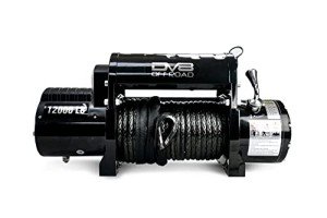DV8 Offroad 12,000 lb Recovery Winch with Rope