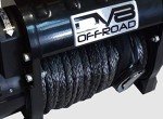 DV8 Offroad 12,000 lb Recovery Winch with Rope