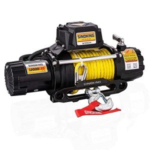 12V 5.4T Waterproof Electric Winch with Remote