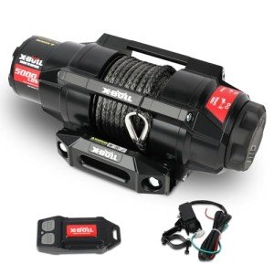 X-BULL 5000lbs 12V Electric Winch with Synthetic Rope