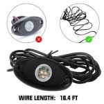 SUNPIE White Rock Lights with Extension Wires