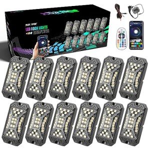 RGBW Rock Lights with App Control for Off-Road