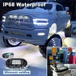 YiLaie RGB LED Rock Light Kit - 12 Pods