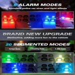 LD DARKEAGLE RGB LED Rock Lights with Remote