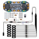 YiLaie RGB LED Rock Light Kit - 12 Pods