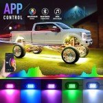 Multicolor LED Rock Lights for Trucks - 12 Pods