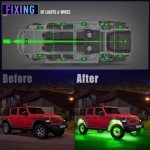 Multicolor LED Rock Lights for Trucks - 12 Pods