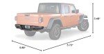 WARN Elite Series Rear Bumper for Jeep Gladiator