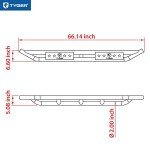 Tyger Star Armor Nerf Bars for Toyota 4RUNNER